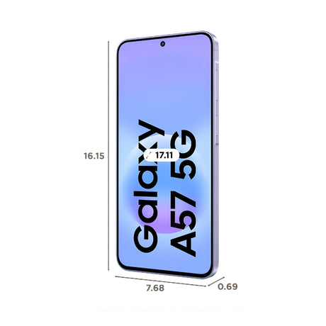 SAMSUNG Galaxy A57 5G (12_256GB Awesome Lilac)_Dimension view