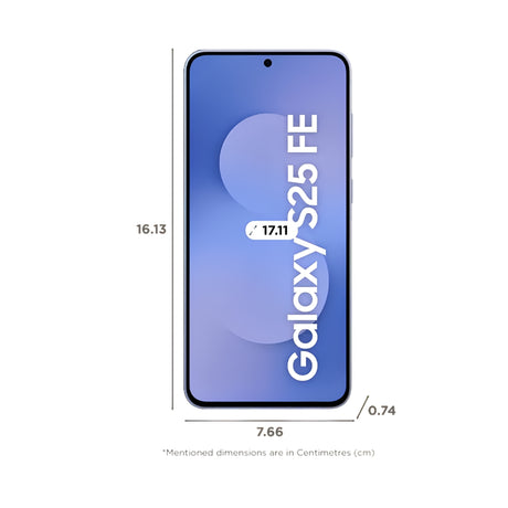SAMSUNG S25FE 5G 8_512GB (Navy)_Dimension view