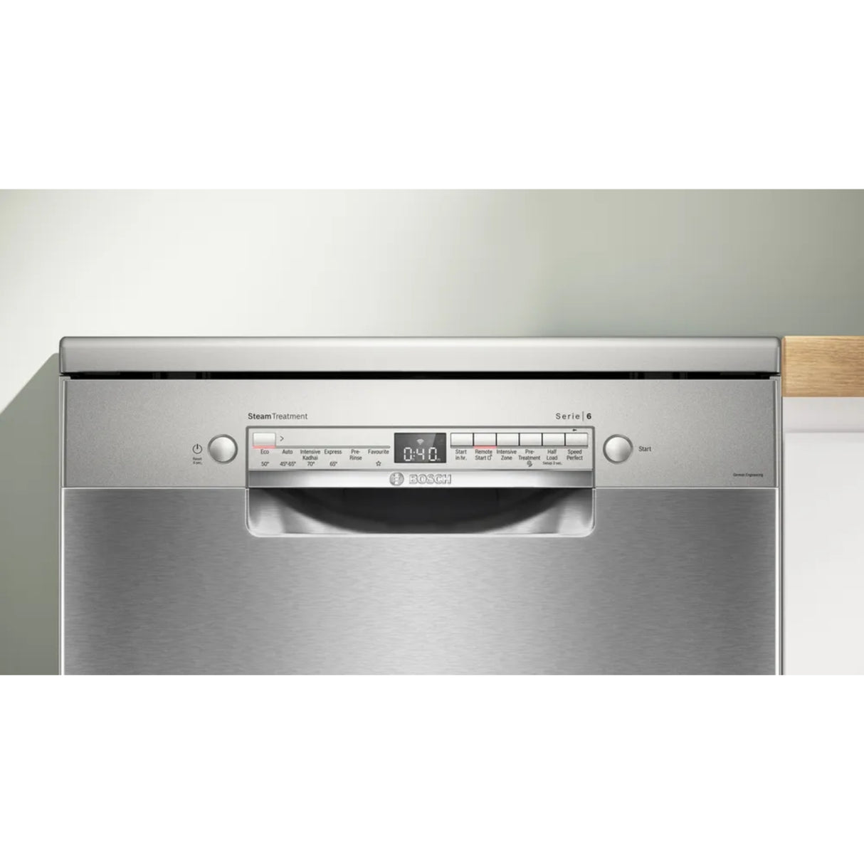 SMS6IKI01I-IOT-Silver-14PL BOSCH DISHWASHER - Stainless Steel