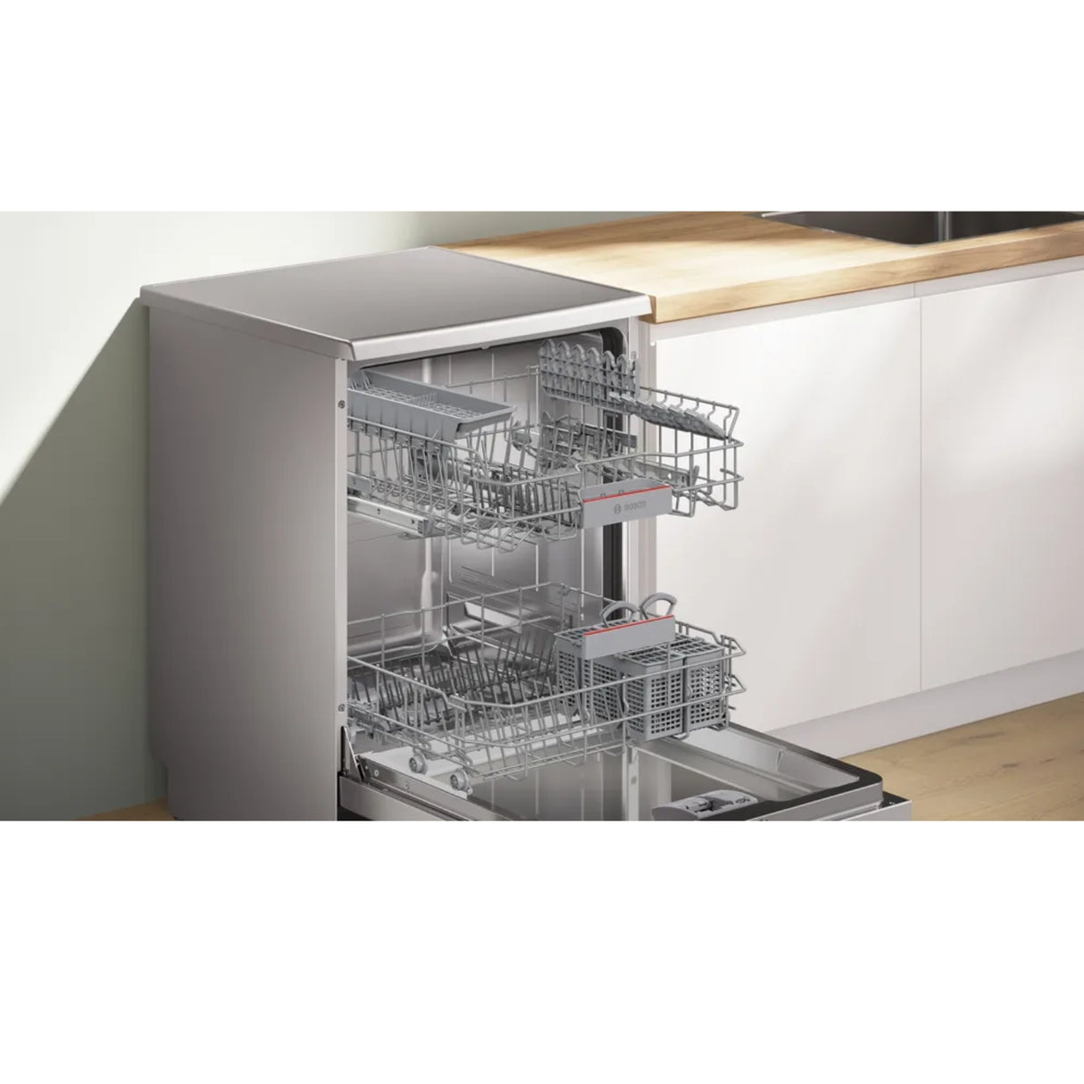 SMS6IKI01I-IOT-Silver-14PL BOSCH DISHWASHER - Stainless Steel