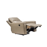 Salzburg Rexine Recliner 1 Seater – Light Grey