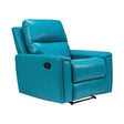 Salzburg Supreme Rexine Recliner 1-Seater - Blue_1
