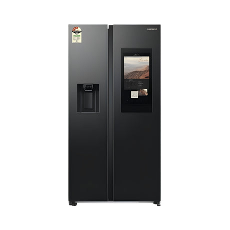 SamsungRS7HCG8543B1HL3Star615LSidebySideRefrigerator-Black_1_FrontView