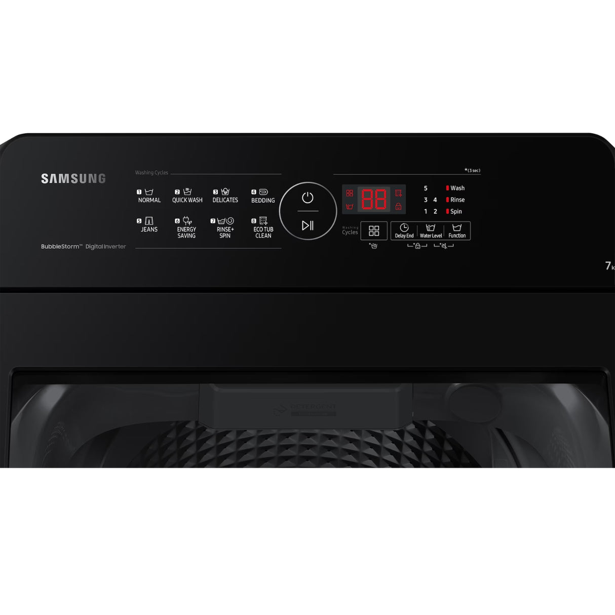 Samsung TL W/M WA70BG4441BYTL Fully Automatic Washing Machine 7Kg - Lavender Gray