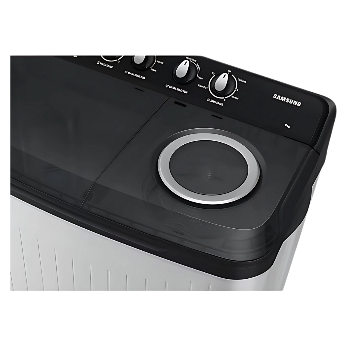 Samsung WT80C4200GG/TL Semi-Automatic Top Load Washing Machine 8 Kg - Dark Gray