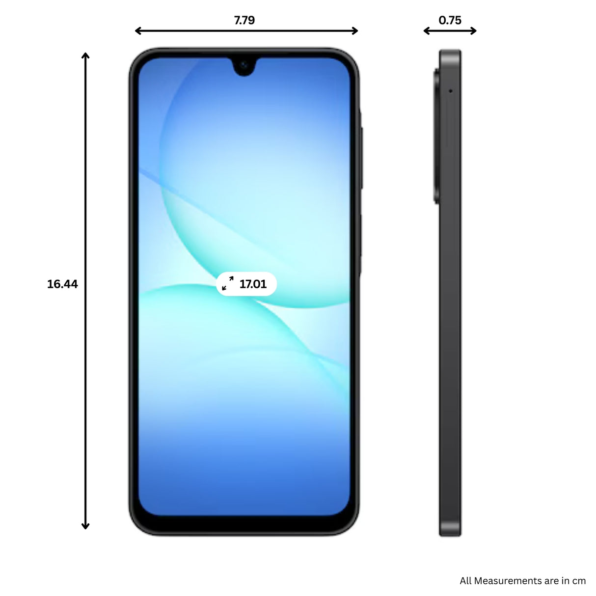 Samsung Galaxy A17 5G (8/128 GB, Black)