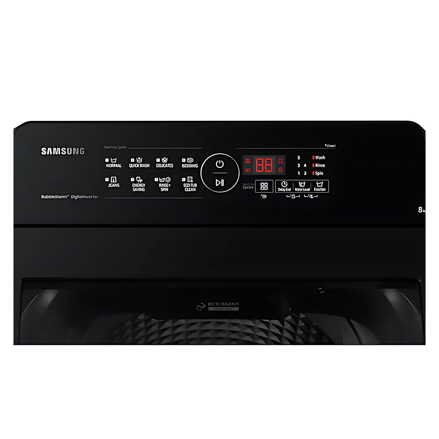 Samsung Fully Auto TL W/M 8kg (WA80BG4441BDTL) Digital Inverter- Dark Gray - Image 6 - Buy Online at Chera Home Junction Coimbatore