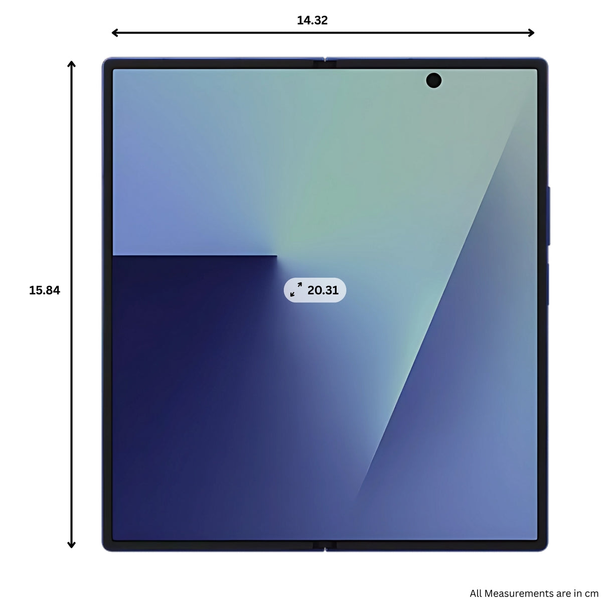 Samsung Galaxy Fold 7 5G (12/256 GB, Blue Shadow)