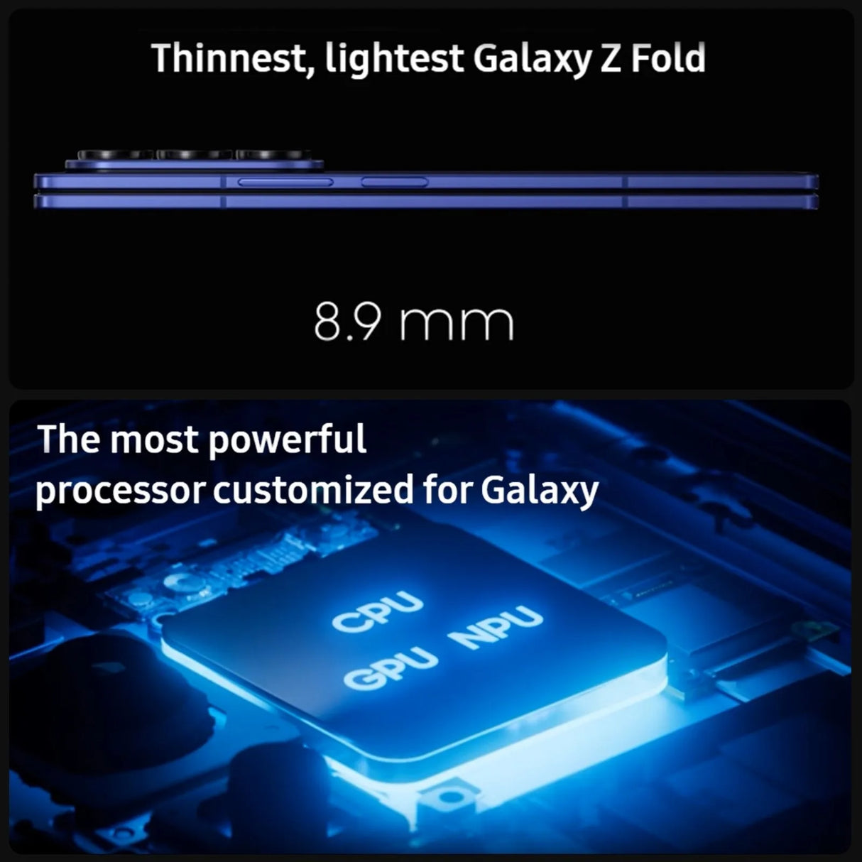 Samsung Galaxy Fold 7 5G (12/256 GB, Blue Shadow)