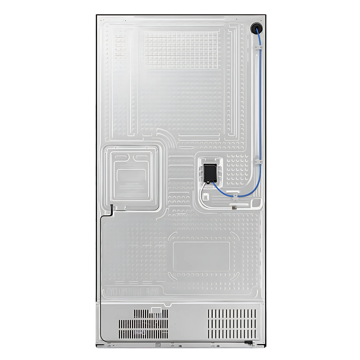 Samsung RF71DB9950QDTL BESPOKE AI 809 L 4-Door Flex Refrigerator - Clean Charcoal with Stainless Steel
