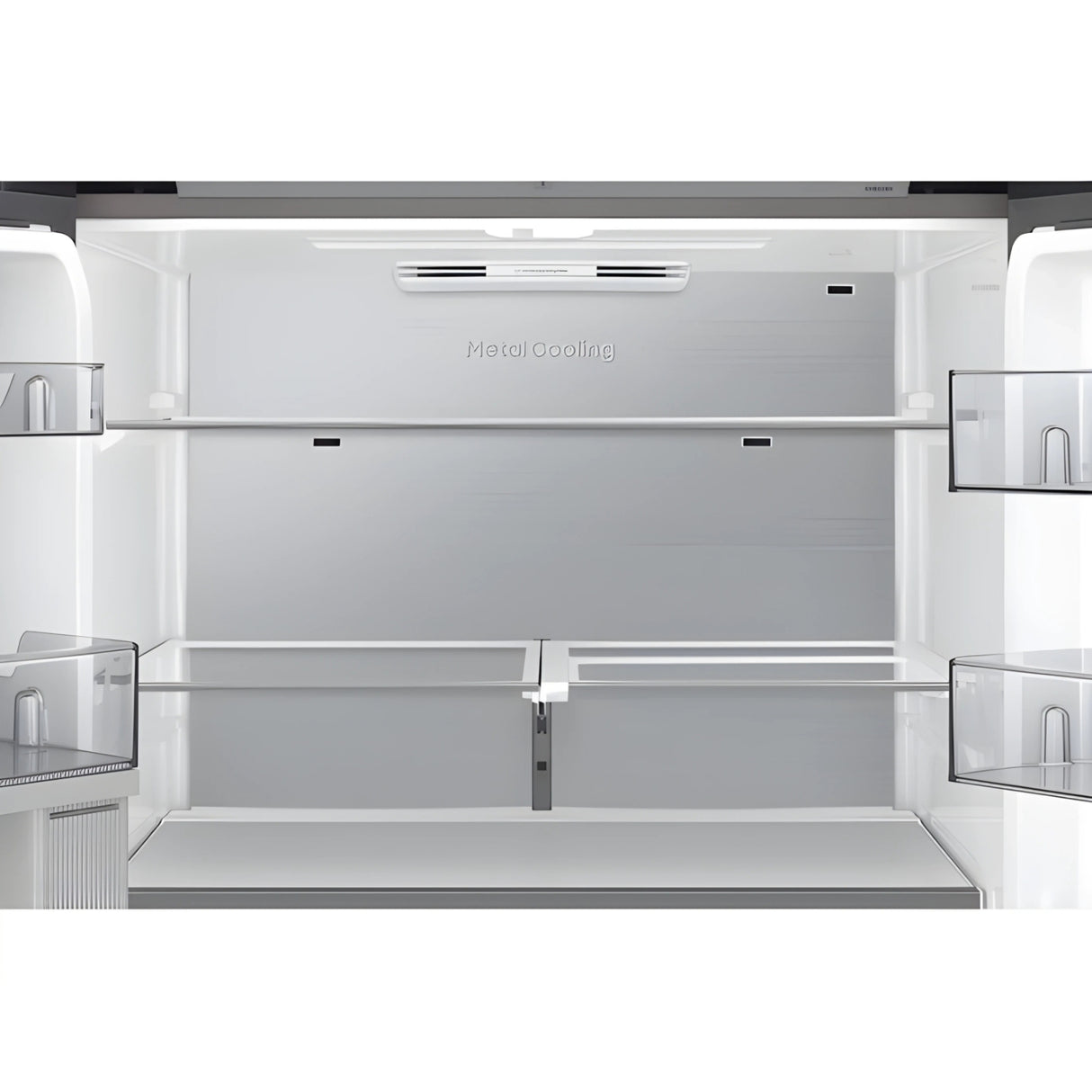 Samsung RF71DB9950QDTL BESPOKE AI 809 L 4-Door Flex Refrigerator - Clean Charcoal with Stainless Steel