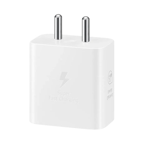 Samsung 25W Adapter-White_Front view