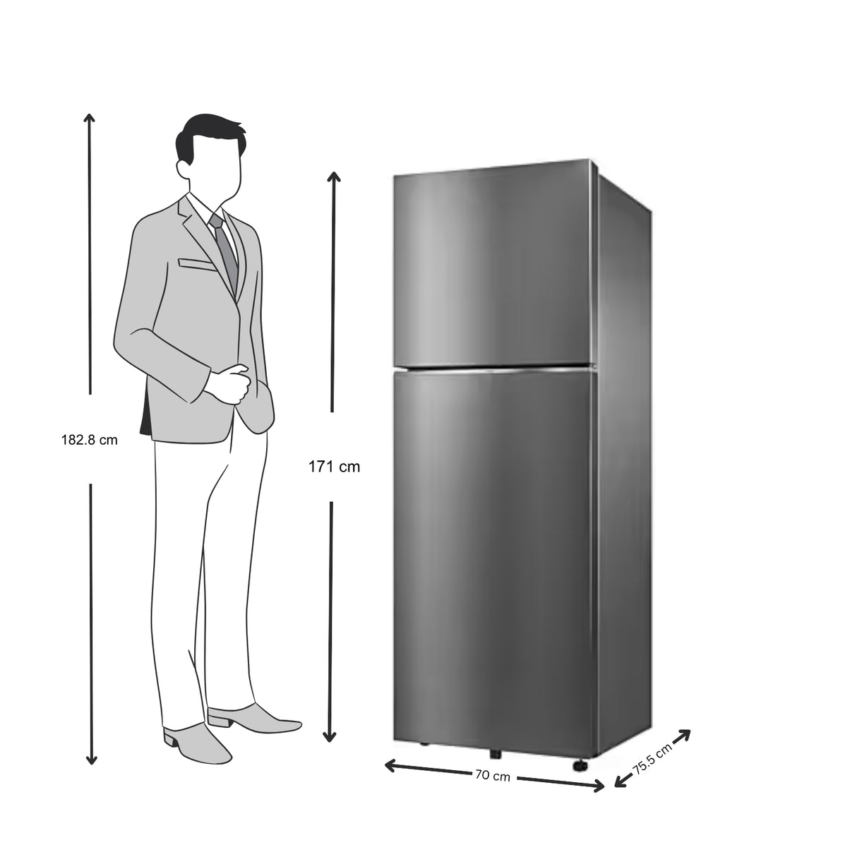Samsung 396L Double Door Refrigerator (RT41DG6A2BS8) 5-in-1 Convertible - Elegant Inox Finish_5