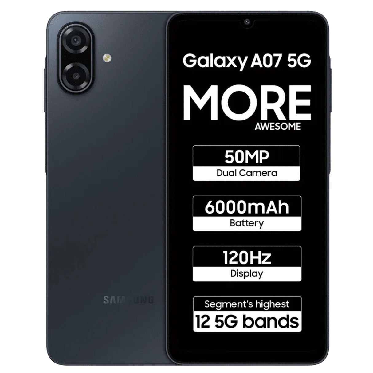 Samsung A07 5G Black 1