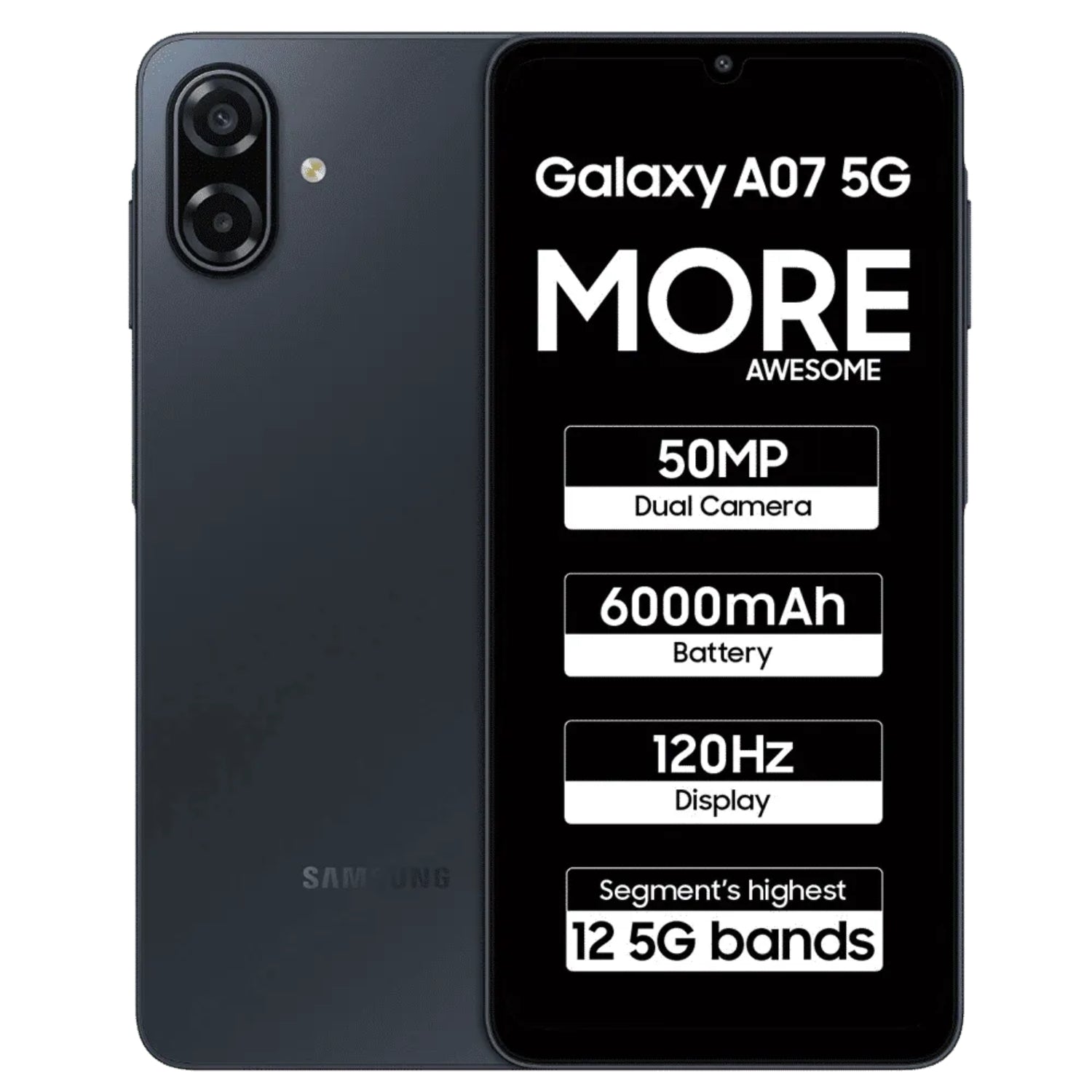 Samsung A07 5G Black 1