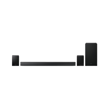 Samsung HW-B67EFXL 490W 5.1 Channel Dolby Audio Wireless Subwoofer Bluetooth Soundbar – Black_Front_View