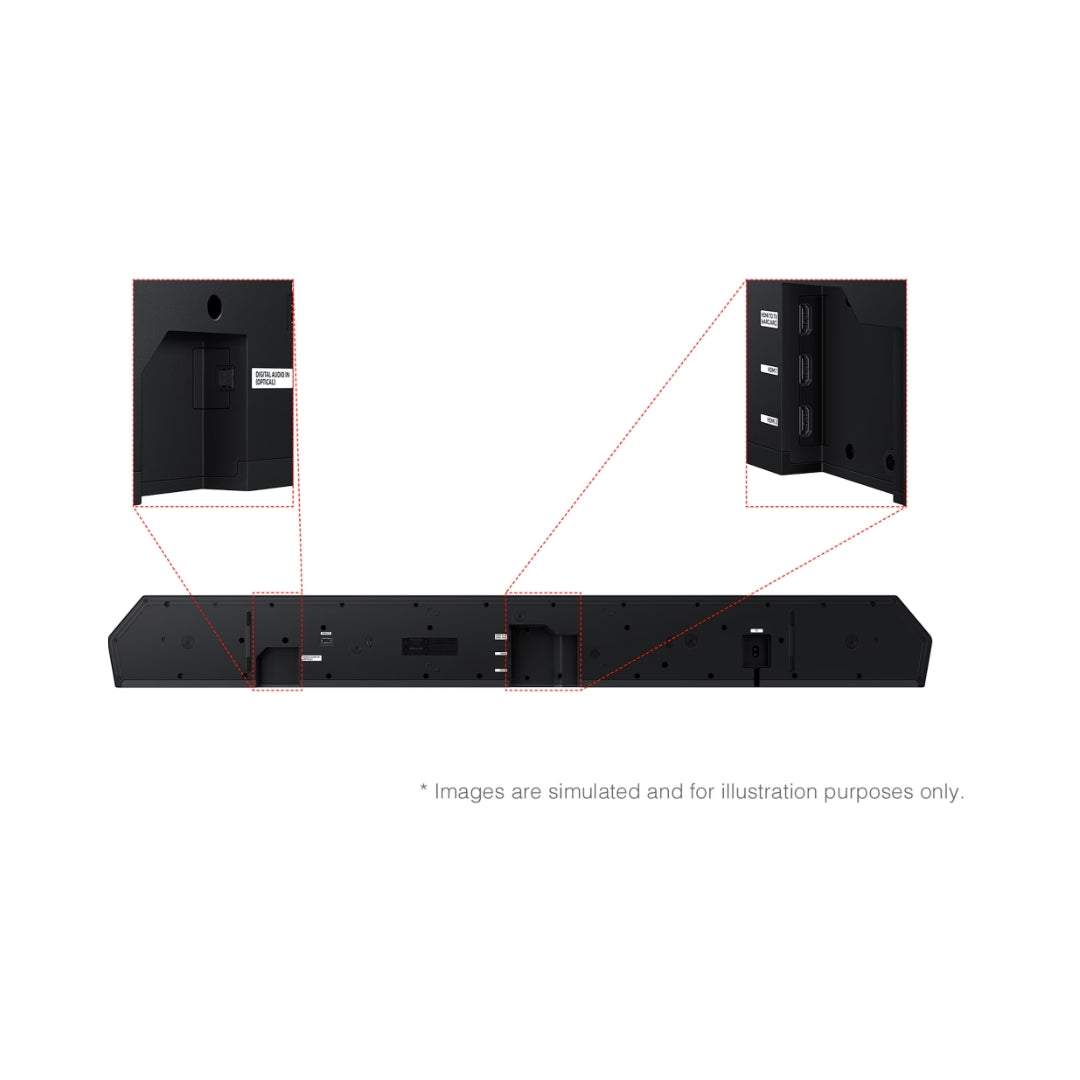 Samsung HW-Q990F_XL Soundbar with 11.1.4 Channel - 756 W_Back View