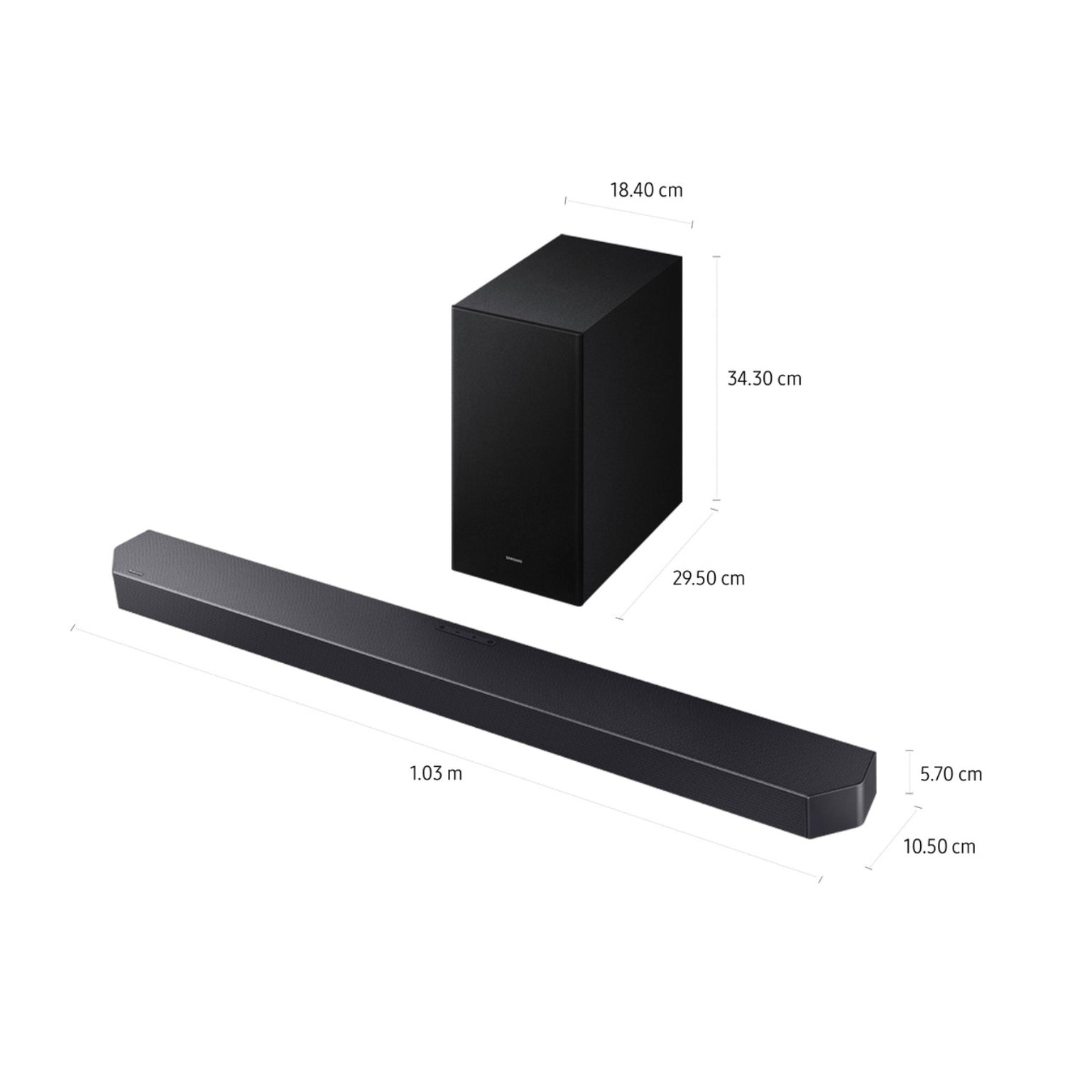 Samsung HW‑Q600F 3.1.2 Channel Dolby Atmos Soundbar - Black_7