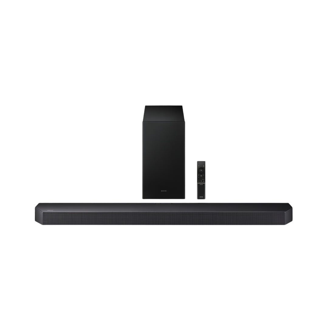 Samsung HW‑Q600F 3.1.2 Channel Dolby Atmos Soundbar - Black_Front_View