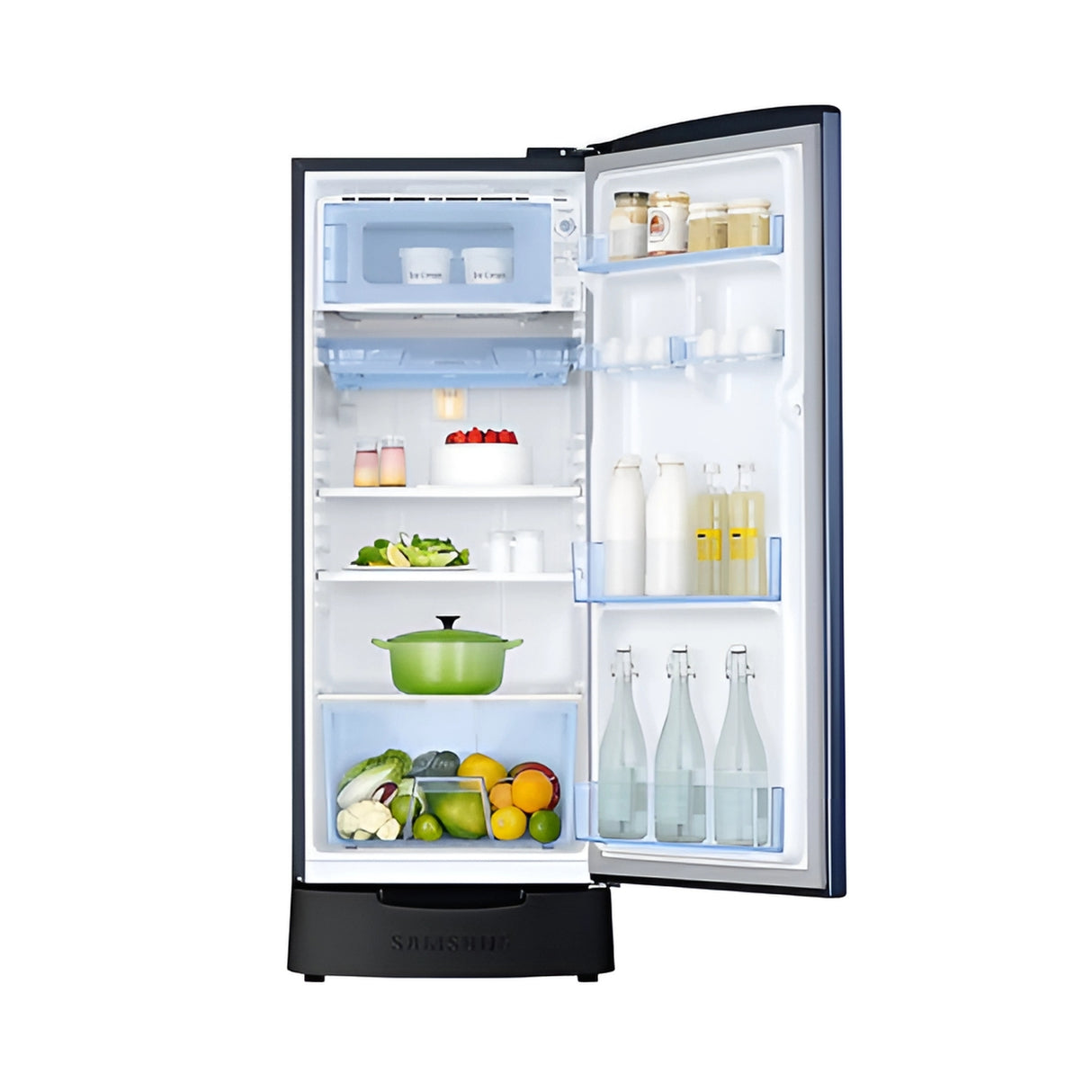Samsung  RR20D2825CU/NL 183L Single Door Fridge - Camellia Blue_4