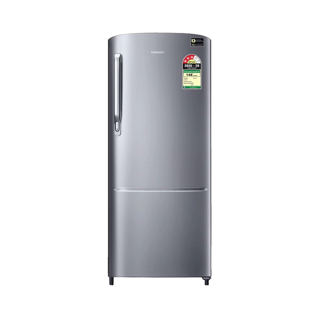 Samsung RR20H1723S8_HL Single Door Refrigerator 183 L - Elegant Inox_Front View