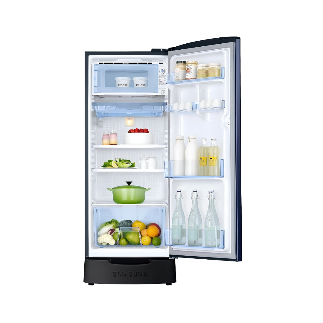 Samsung RR20H1812HV Single Door Refrigerator 183 L - Himalayan Poppy Blue Product Open View_5