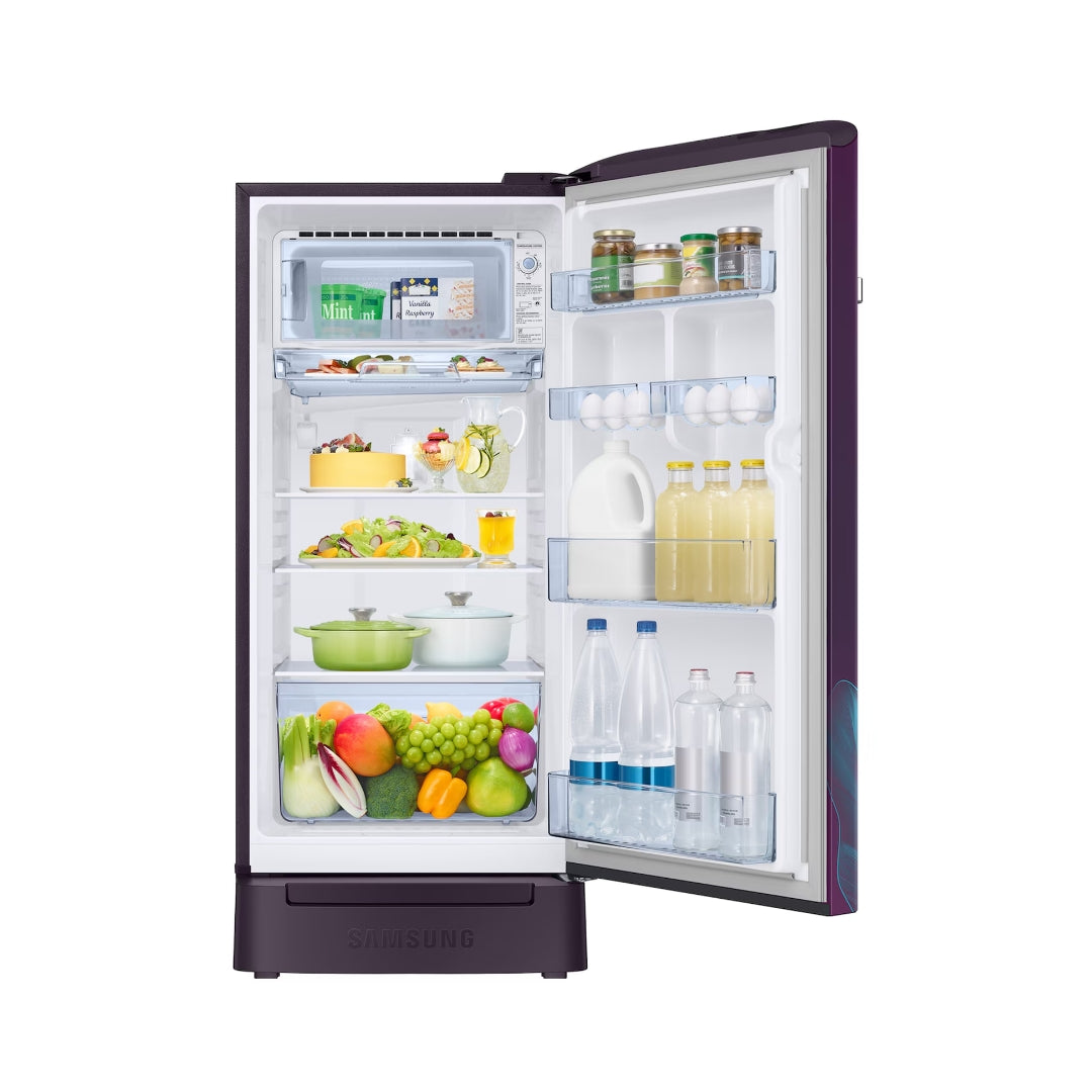 Samsung RR21H2H259R_HL Single Door Refrigerator 189 L - Paradise Bloom Purple_5