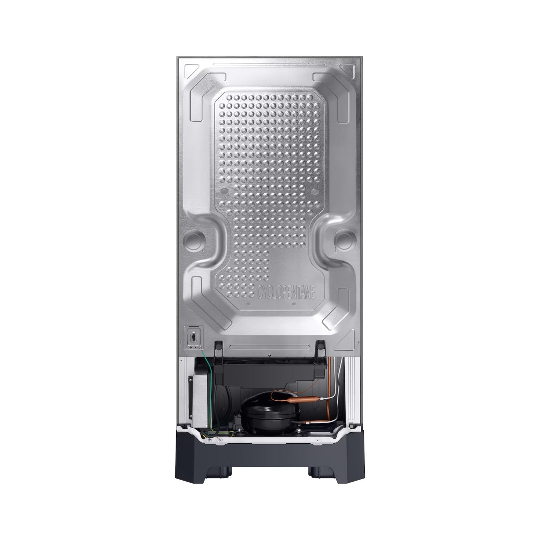 Samsung RR21H2H25S8 Single Door Refrigerator 189 L - Elegant Inox Back View_7
