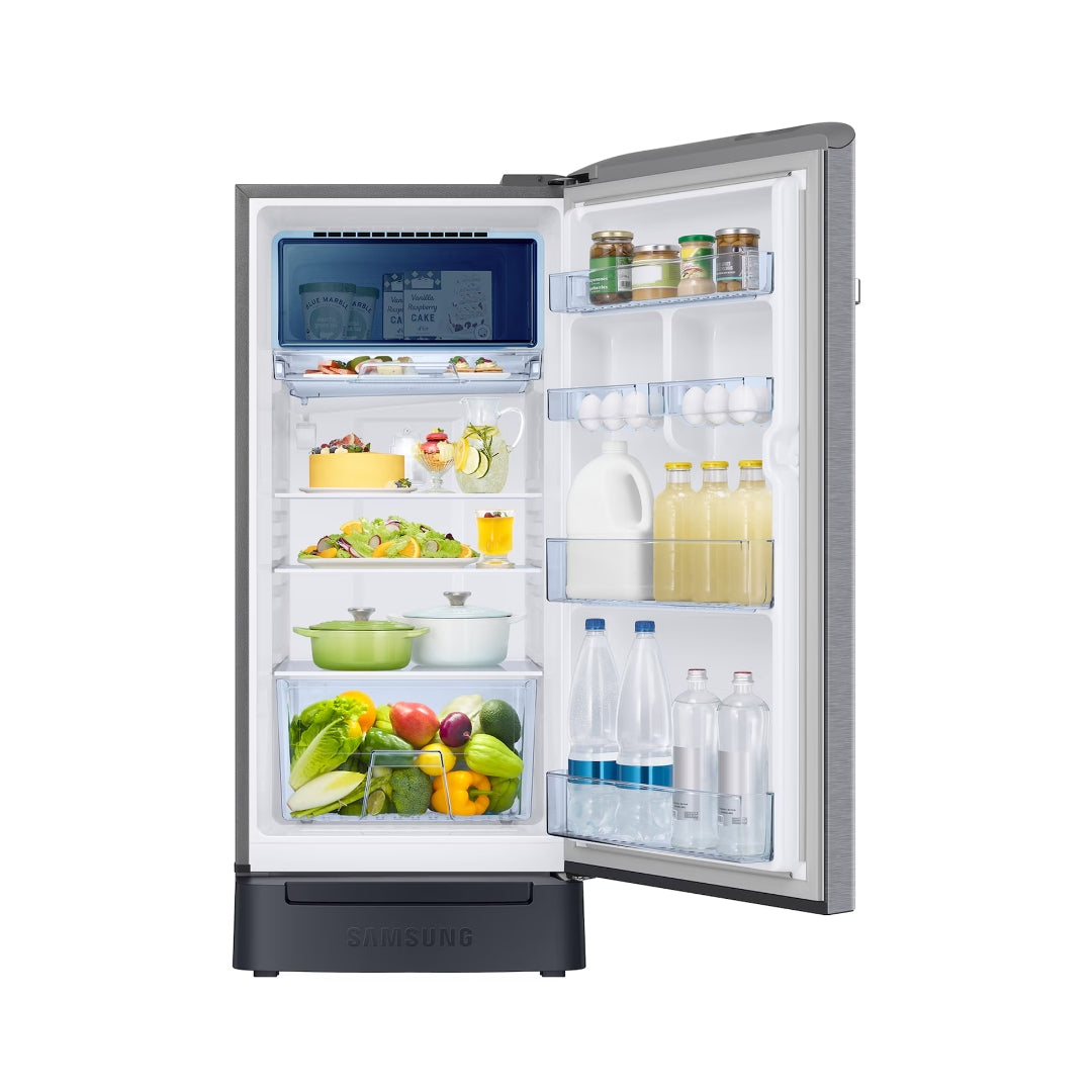 Samsung RR21H2H25S8 Single Door Refrigerator 189 L - Elegant Inox Product Open View_6
