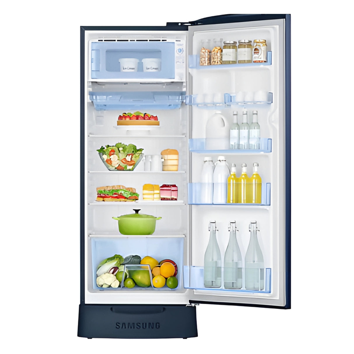 Samsung RR24C2823CUNL 223L 3-Star Single Door Refrigerator – Camellia Blue_6