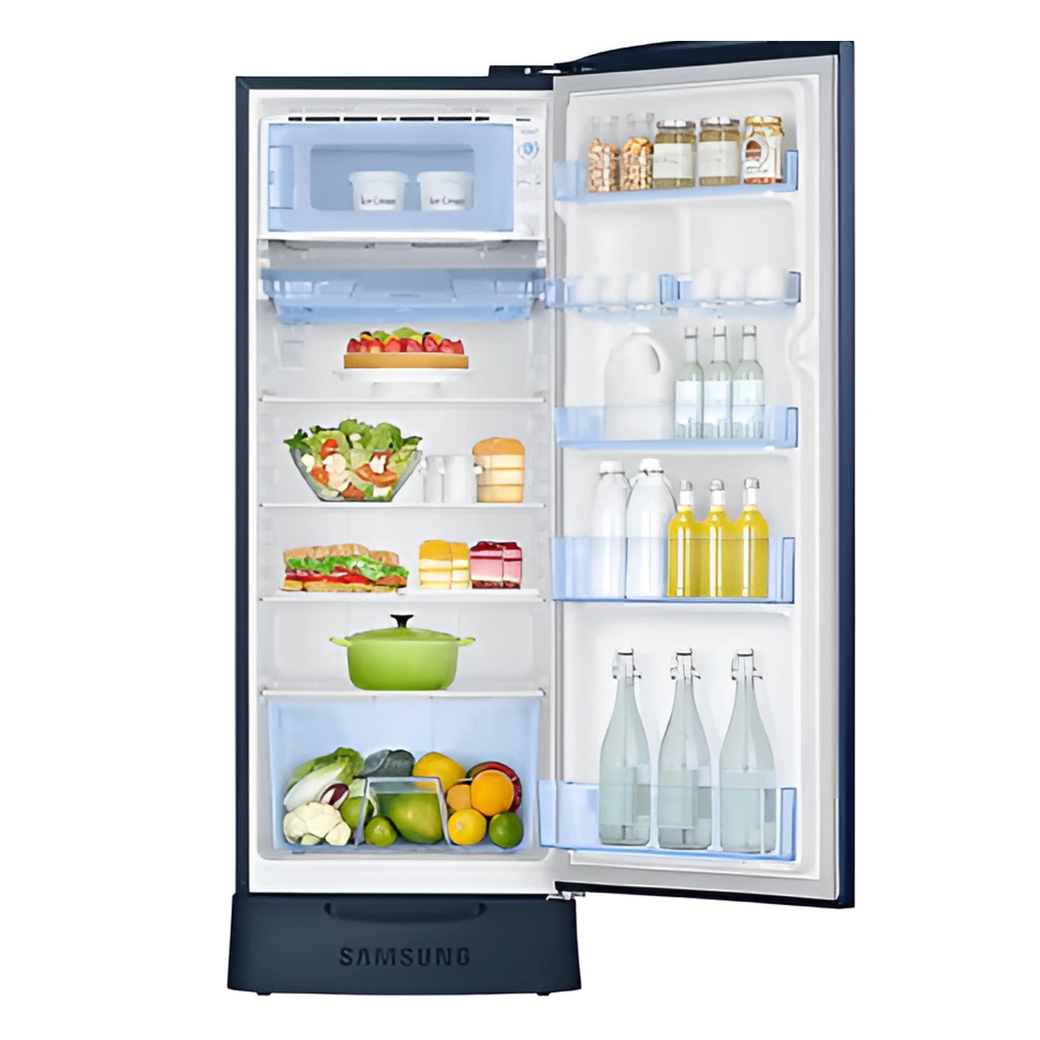 Samsung RR24C2823CUNL 223L 3-Star Single Door Refrigerator – Camellia Blue_6