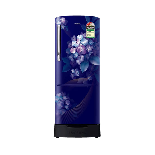 Samsung RR24H2823HS_NL Single Door Refrigerator 223 L - Hydrangea Blue_Front View