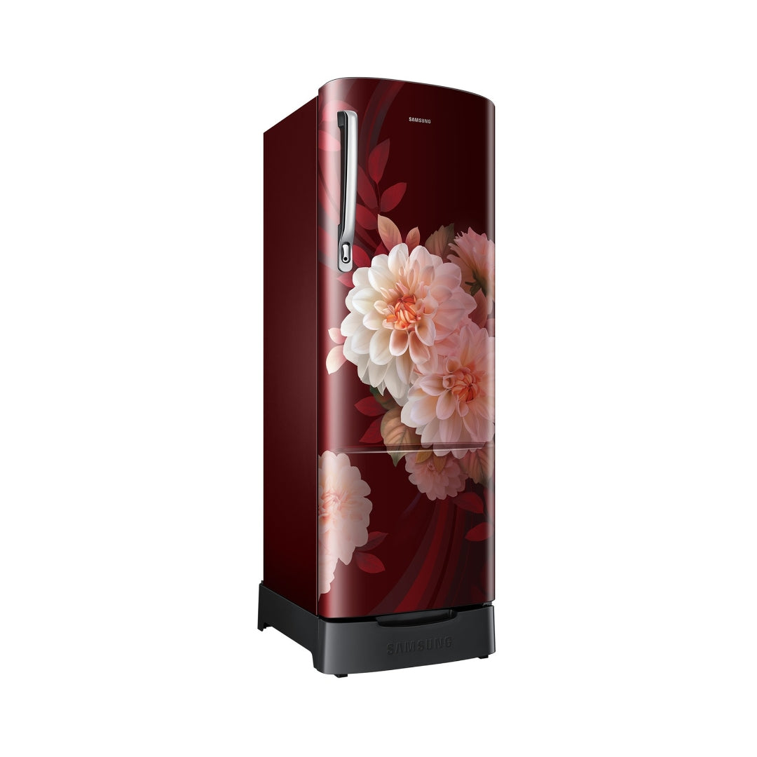 Samsung RR26H3832BR_HL Single Door Refrigerator 246 L - Begonia Red_2