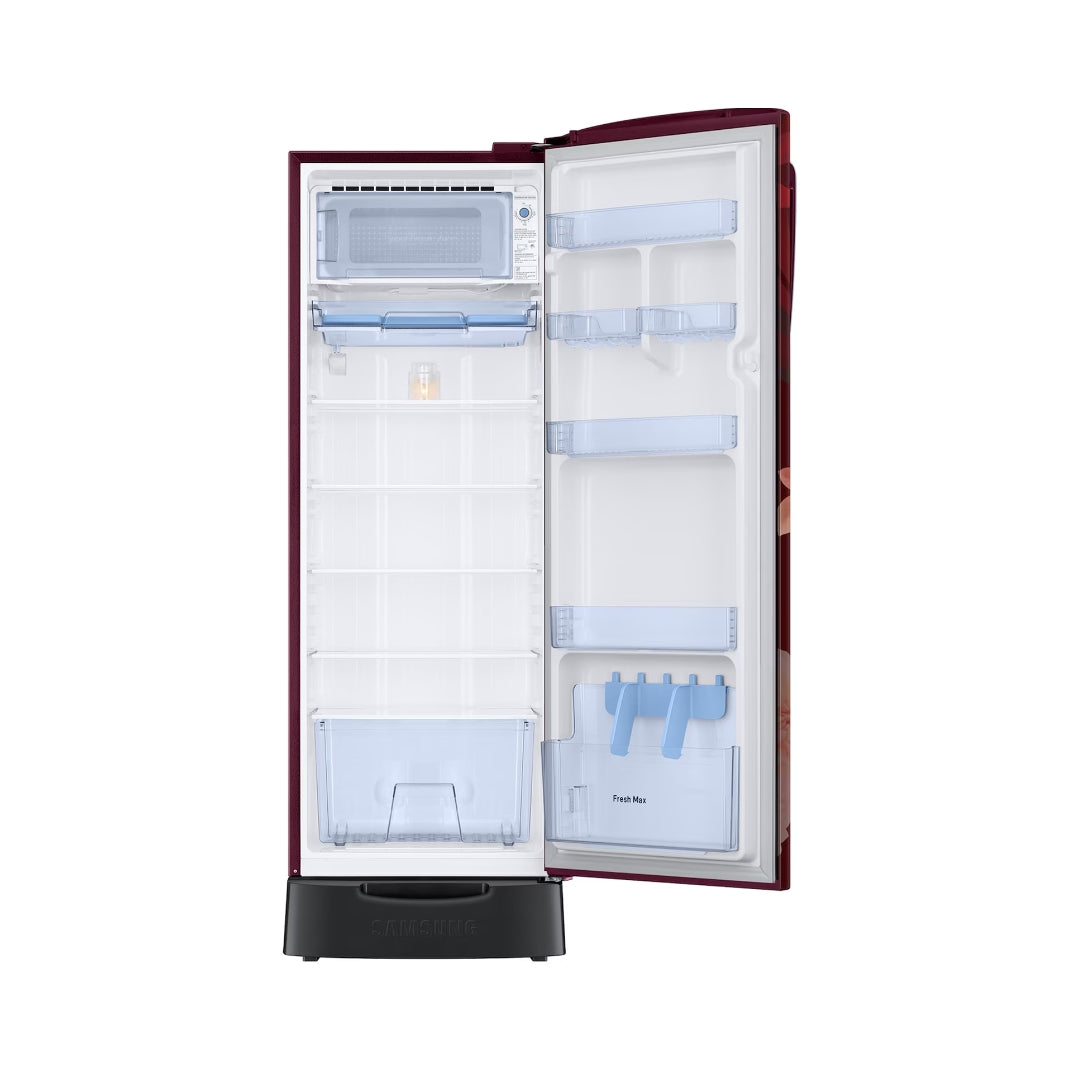 Samsung RR26H3832BR_HL Single Door Refrigerator 246 L - Begonia Red_4