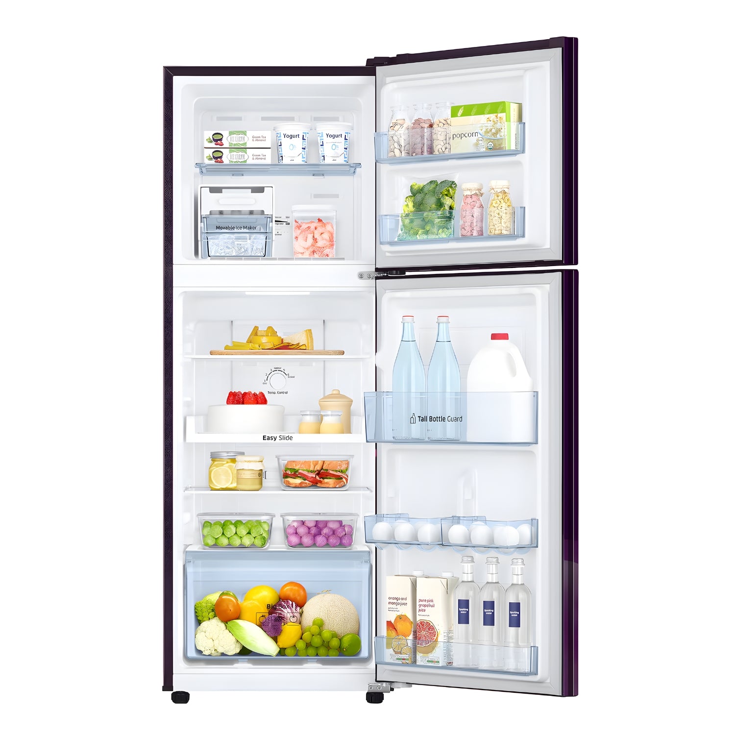 Samsung RT28C3022CRHL 236L 2-Star Frost-Free Double Door Refrigerator – Camellia Purple_5