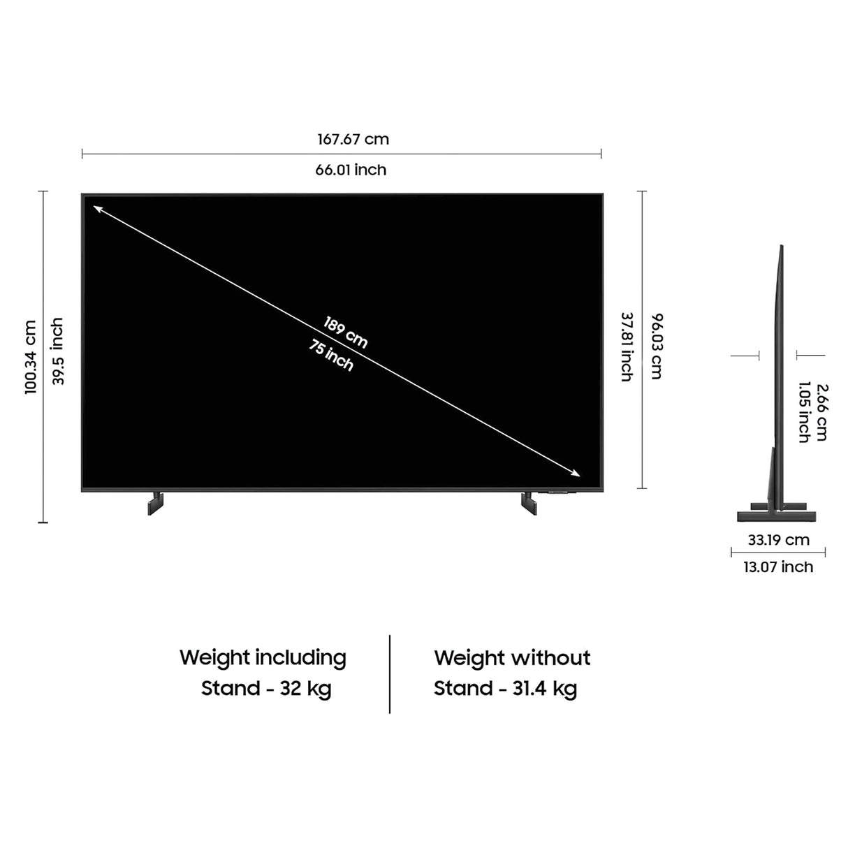Samsung UA75DU8300UXXL 4K UHD Smart LED TV - 75 inch_5