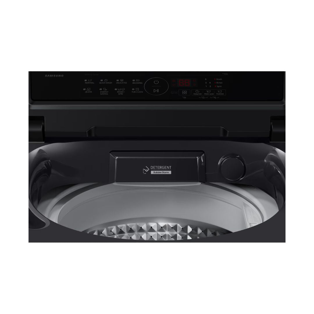 Samsung WA40F08D1CTL Fully Automatic Top Load Washing Machine 8 Kg - Black_Inside View 1