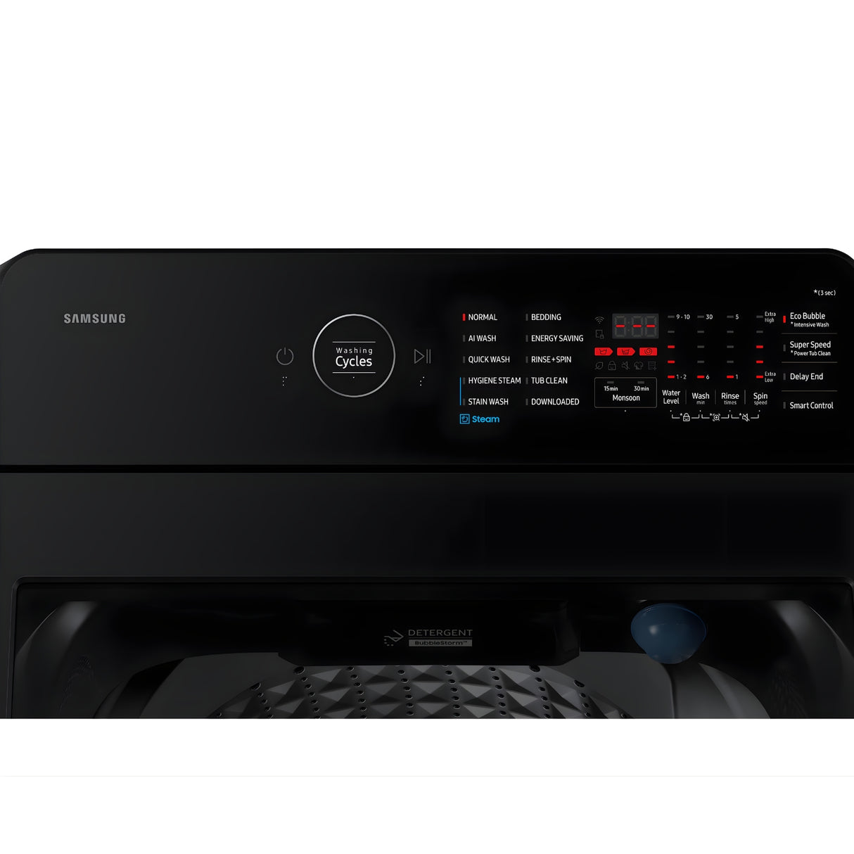 Samsung WA80F08B3B Fully Automatic Top Load Washing Machine 8 kg - Black_4