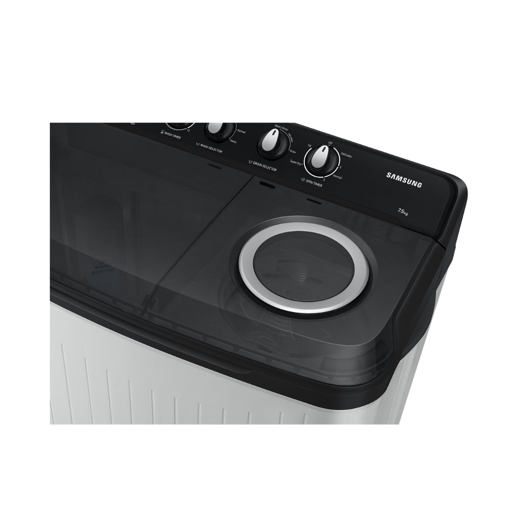 Samsung WT75C3200GG Semi Automatic Top Load Washing Machine 7.5 Kg - Black_Control View_1