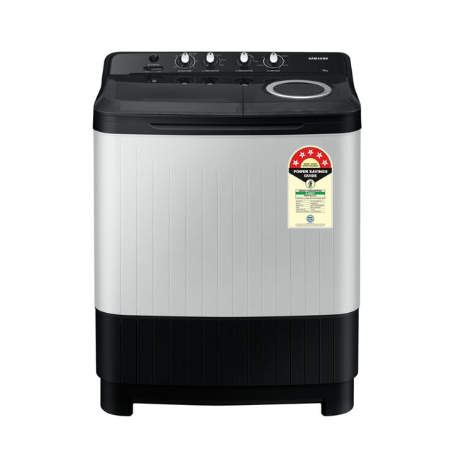 Samsung WT75C3200GG Semi Automatic Top Load Washing Machine 7.5 Kg - Black_Front View