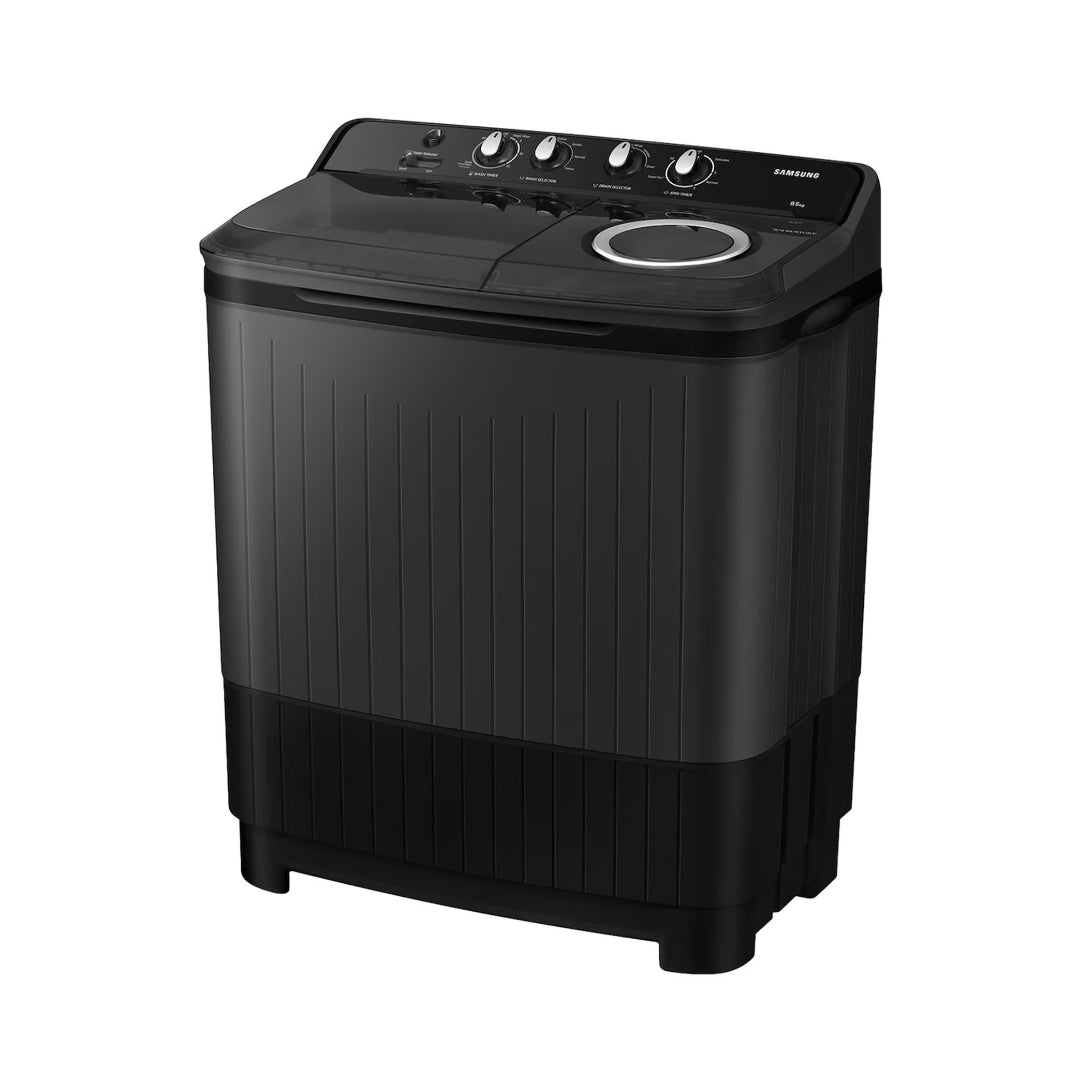 Samsung WT85B4200GD Fully Automatic Top Load Washing Machine 8.5 Kg - Dark Gray with Black_Left View