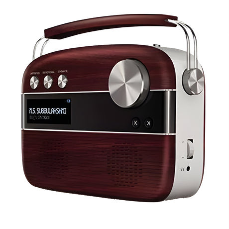 Saregama Carvaan Tamil Bluetooth Speaker 6W - Cherrywood Red_2