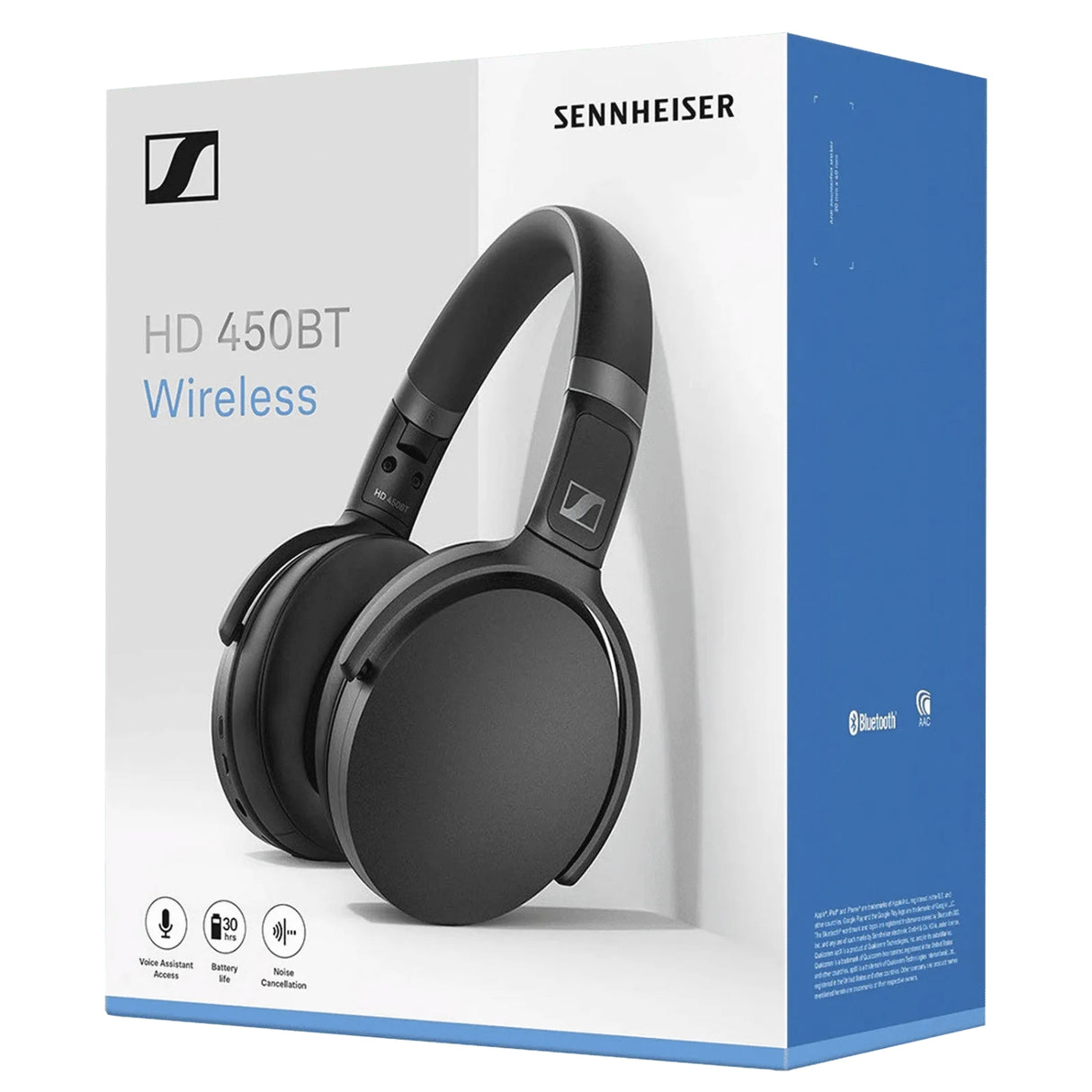 Sennheiser HD 450 Bluetooth Headphone - Black