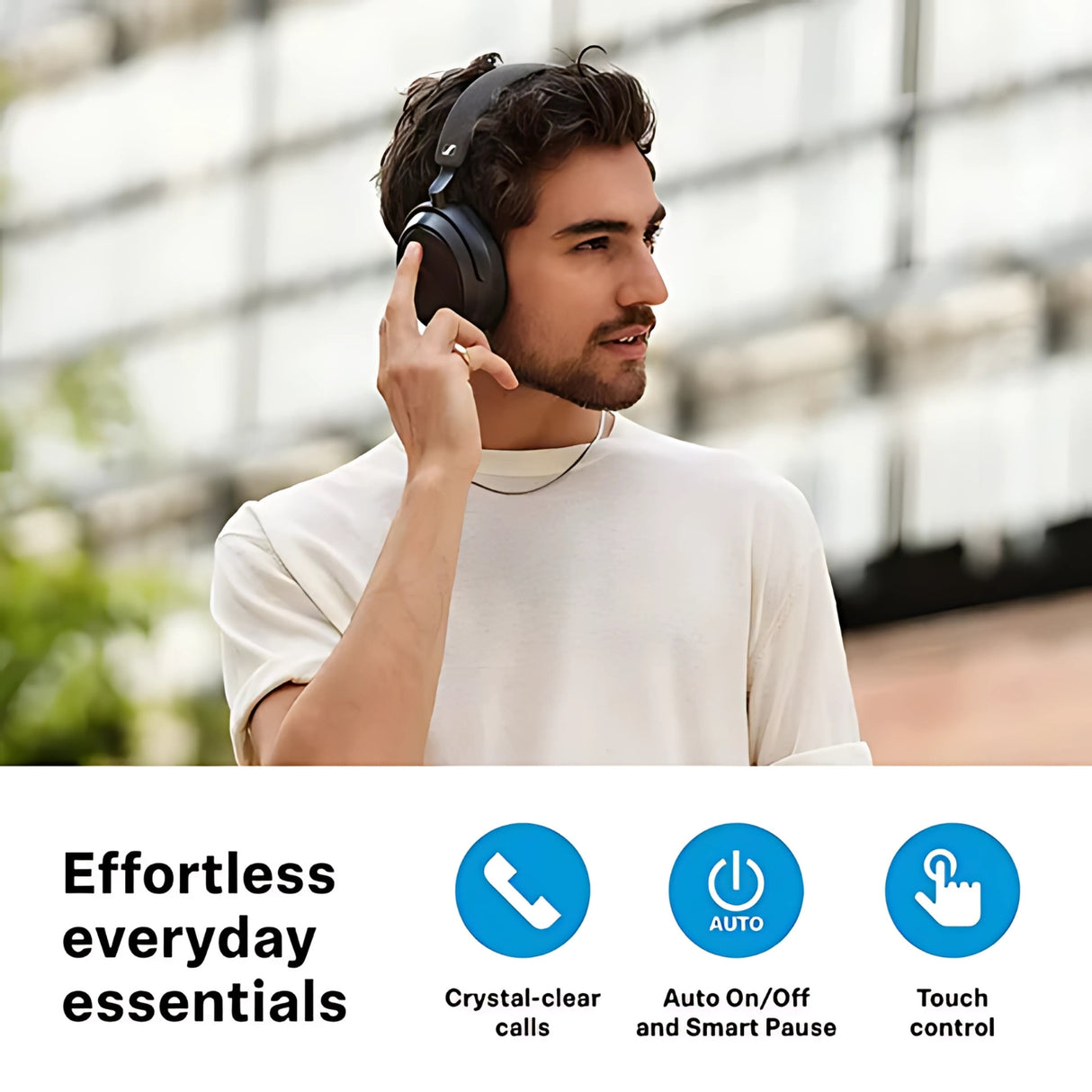 Sennheiser Momentum 4 Bluetooth Headphone - Black - Image 2 - Buy Online at Chera Home Junction Coimbatore