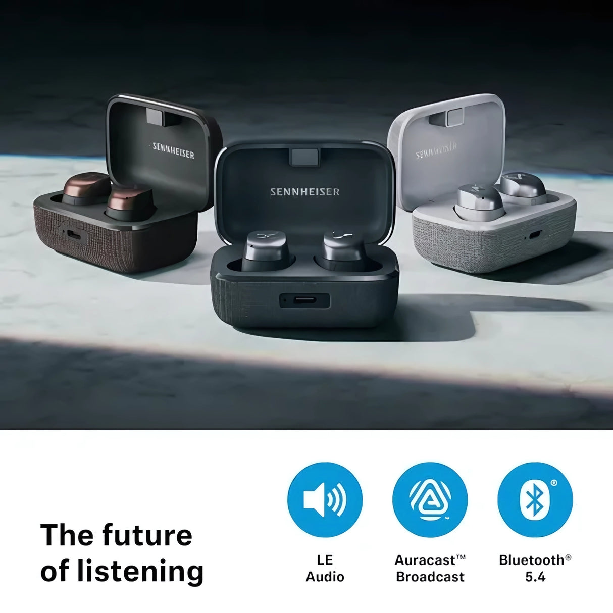 Sennheiser Momentum 4 True Wireless Earbuds - Black Graphite
