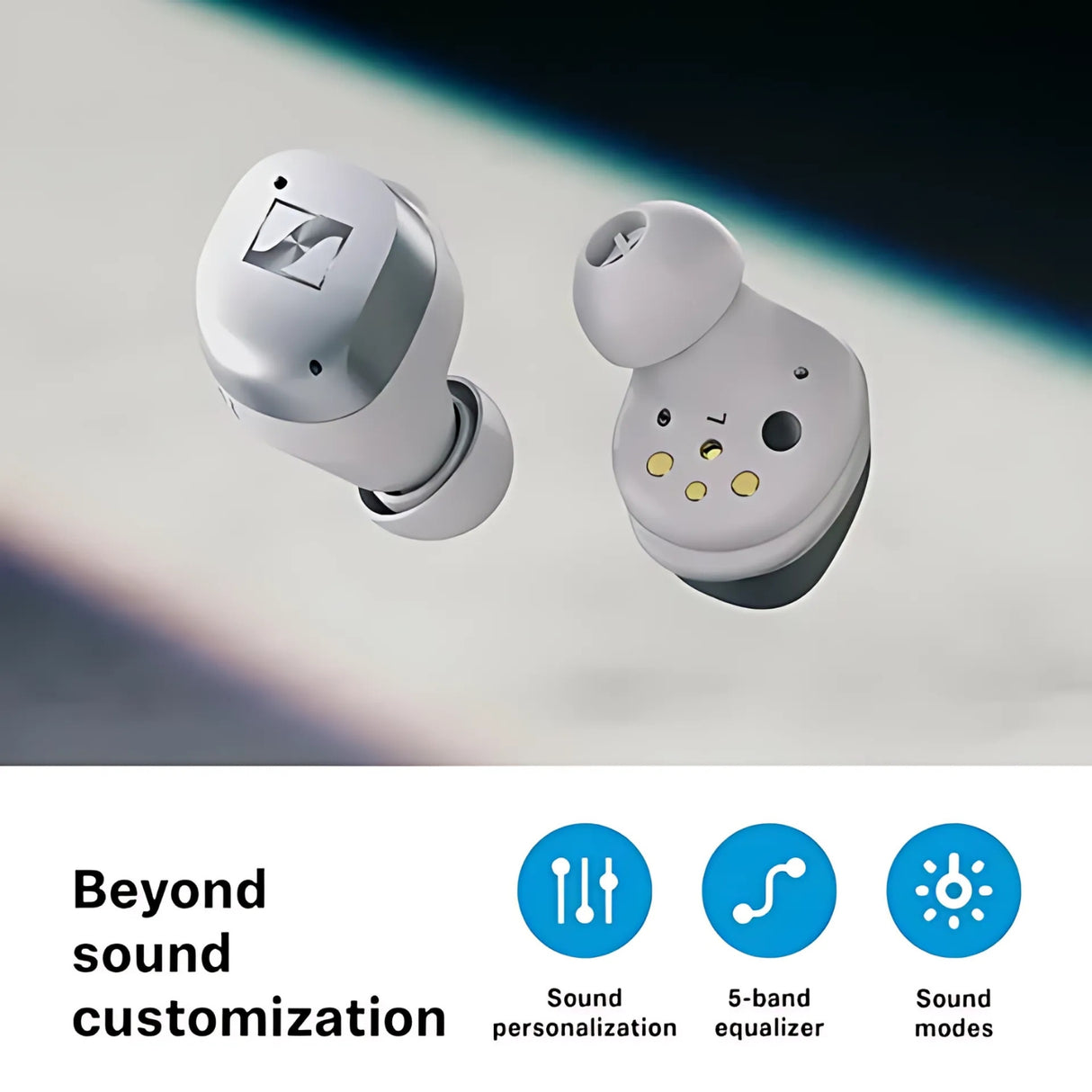 Sennheiser Momentum 4 True Wireless Earbuds - White Silver_2
