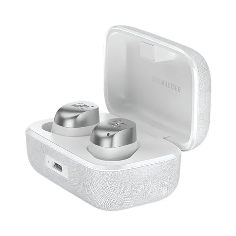 Sennheiser Momentum 4 True Wireless Earbuds - White Silver_FrontView