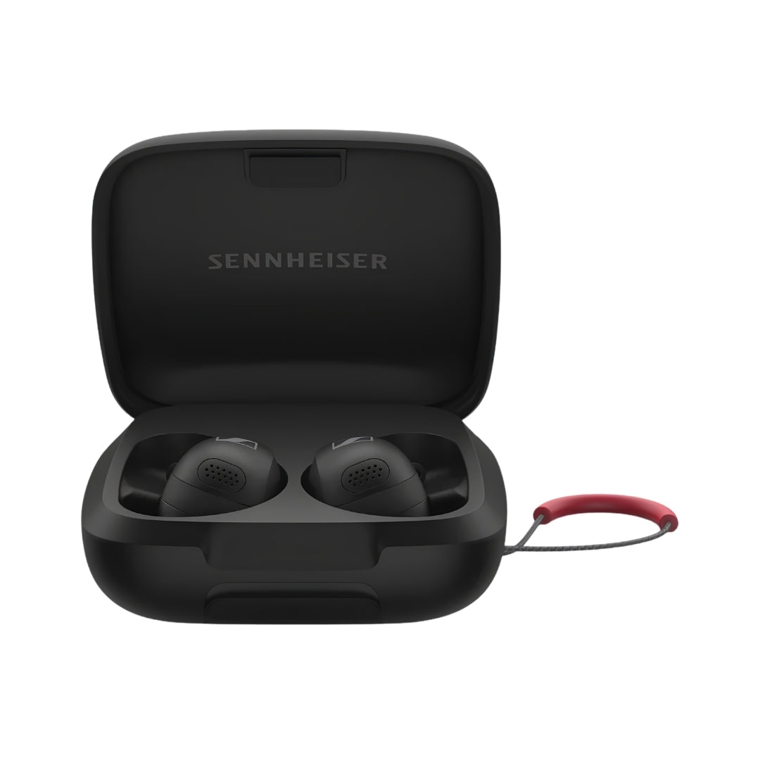 Sennheiser Momentum Sport True Wireless Earbuds - Black_FrontView