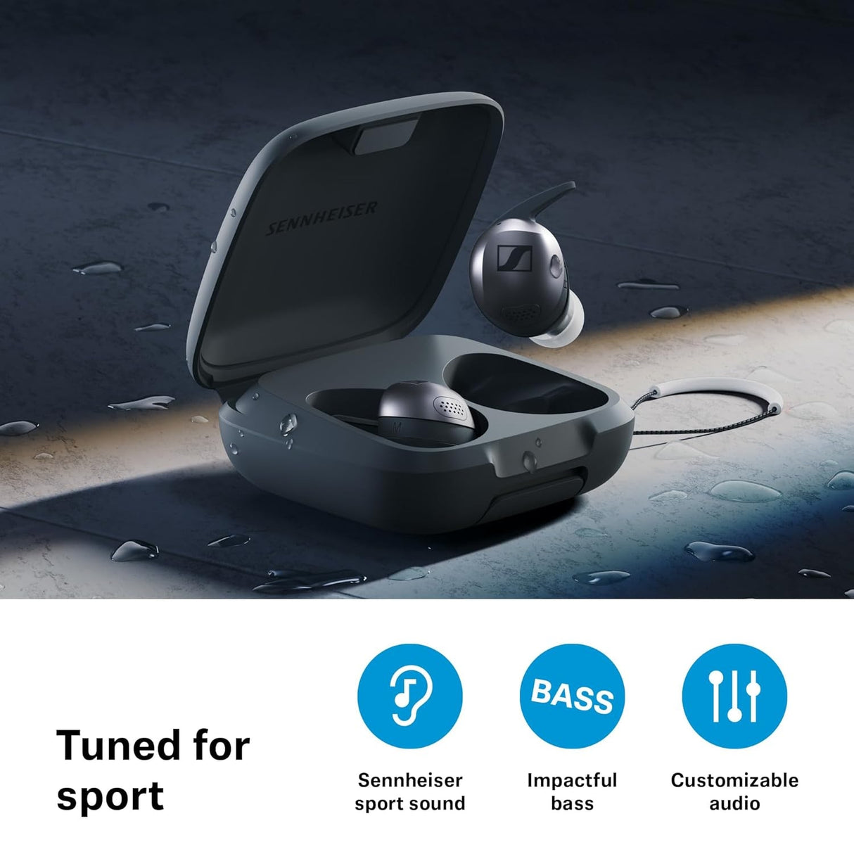 Sennheiser Momentum Sport True Wireless Earbuds - Graphite_4
