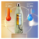 Sens Hydra Curve SS Water Bottle 1 L - Silken